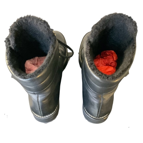 Stuart Weitzman Women’s Black Combat Boots - Picture 6 of 8